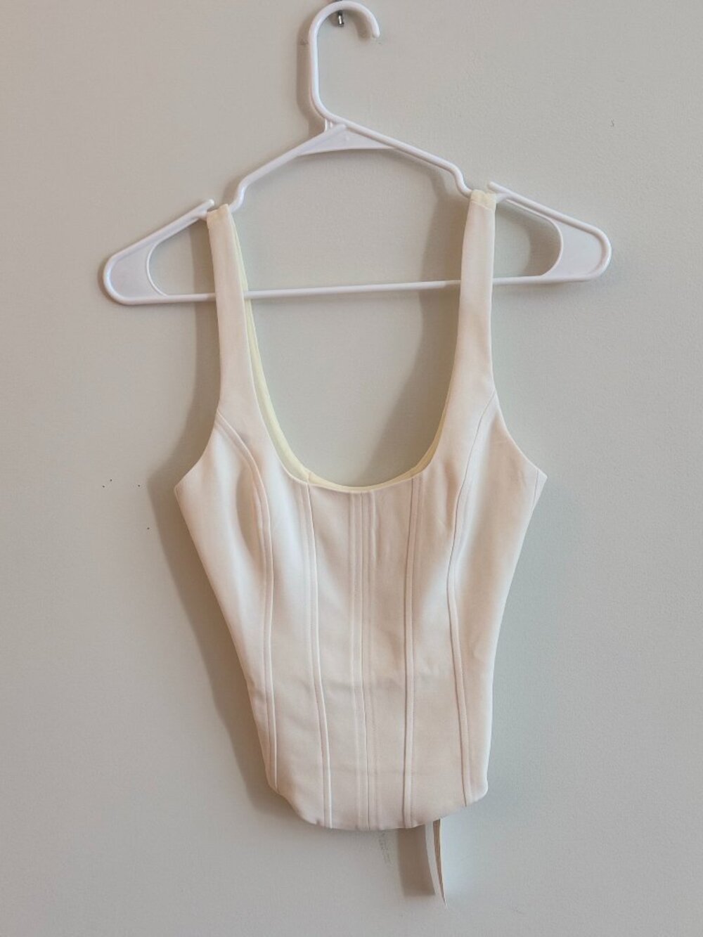 Reformation Seren Top Ivory - Size 2